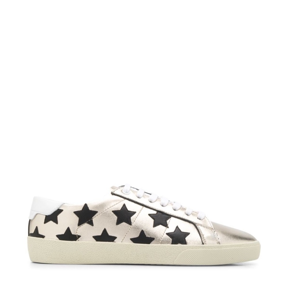 ⭐️HP⭐️ YSL Court Classic Metallic Star Sneaker